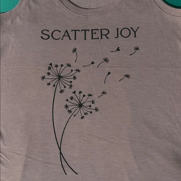 Scatter Joy Women's Purple Tank Top Sz: S - Picture 2 of 4